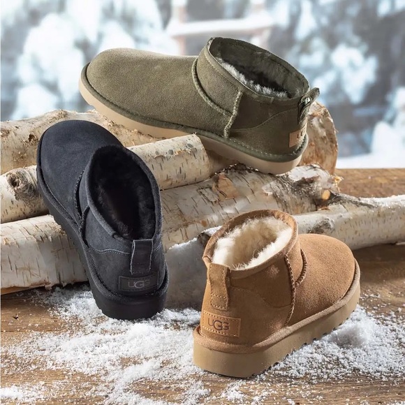 UGG womens ultra mini burnt olive green color womens size - Picture 8 of 8